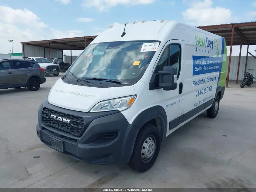 2023 RAM PROMASTER 2500 HIGH ROOF 159 WB