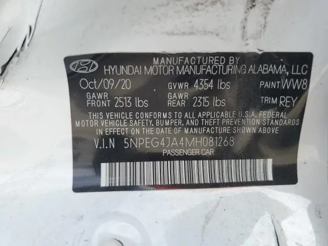 2021 HYUNDAI SONATA SE