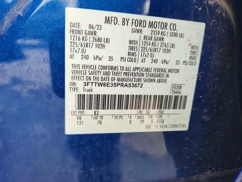 2023 FORD MAVERICK XL  