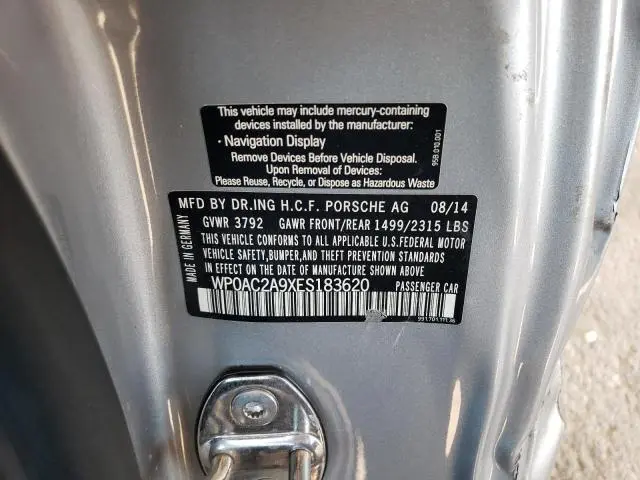 2014 PORSCHE 911 GT3