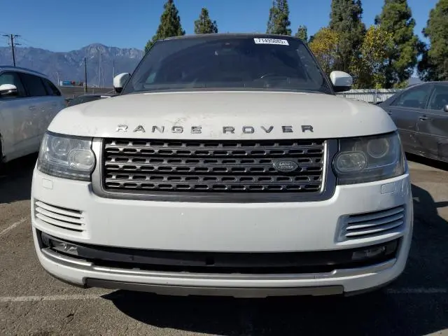 2016 LAND ROVER RANGE ROVER   