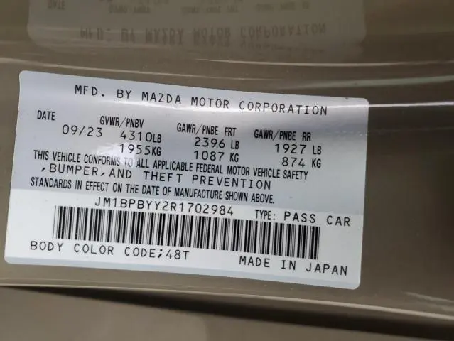 2024 MAZDA 3 CARBON TURBO  