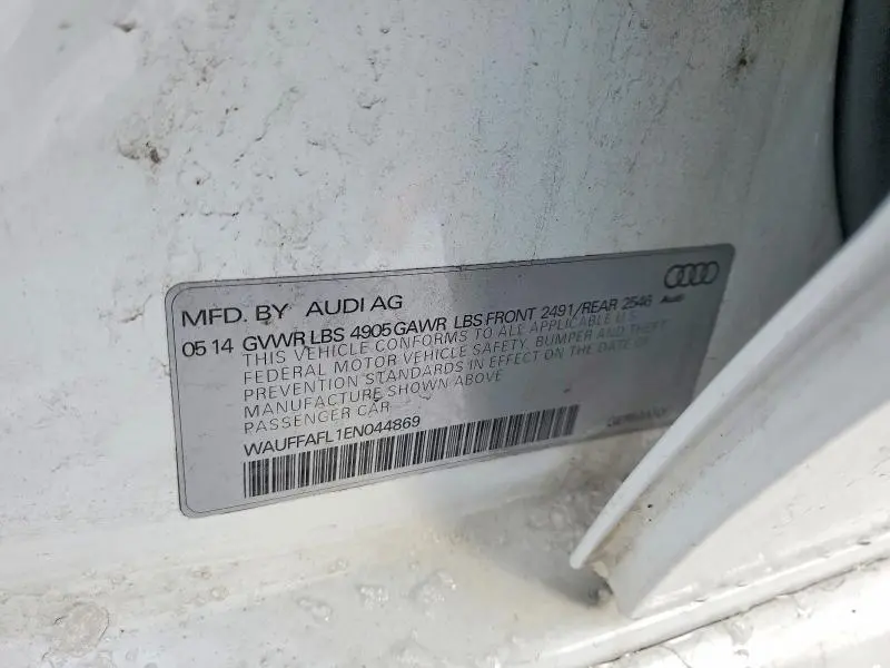 2014 AUDI A4 PREMIUM PLUS  