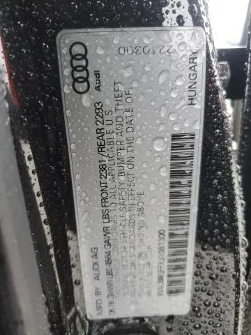 2018 AUDI A3 PREMIUM  