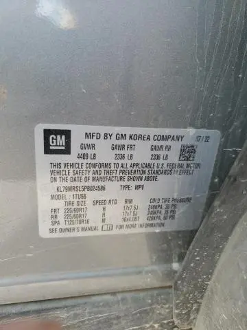 2023 CHEVROLET TRAILBLAZER LT  