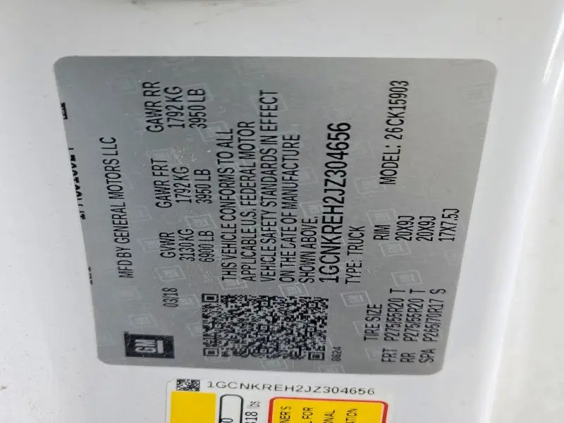 2018 CHEVROLET SILVERADO K1500 LT  