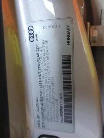 2015 AUDI A3 PREMIUM  