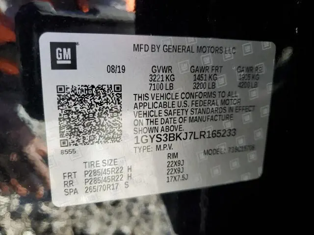 2020 CADILLAC ESCALADE LUXURY  