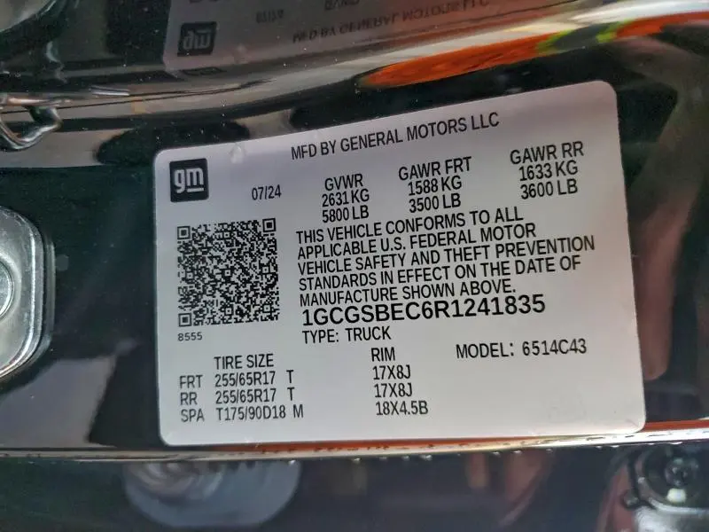 2024 CHEVROLET COLORADO   