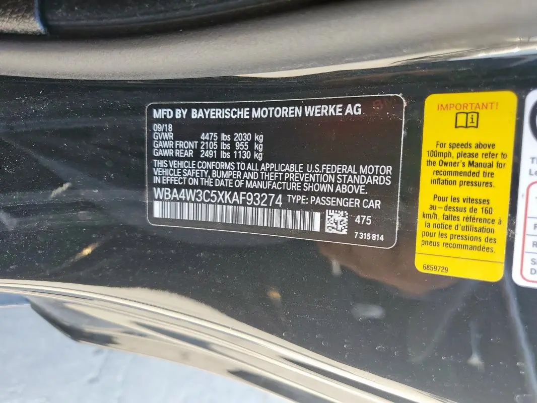 2019 BMW 430I 