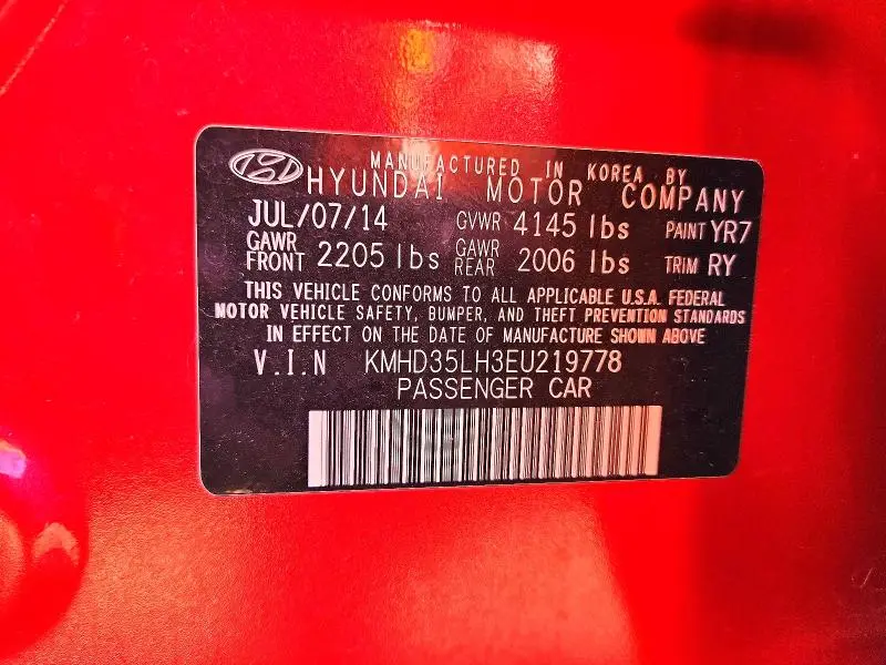2014 HYUNDAI ELANTRA GT BASE  