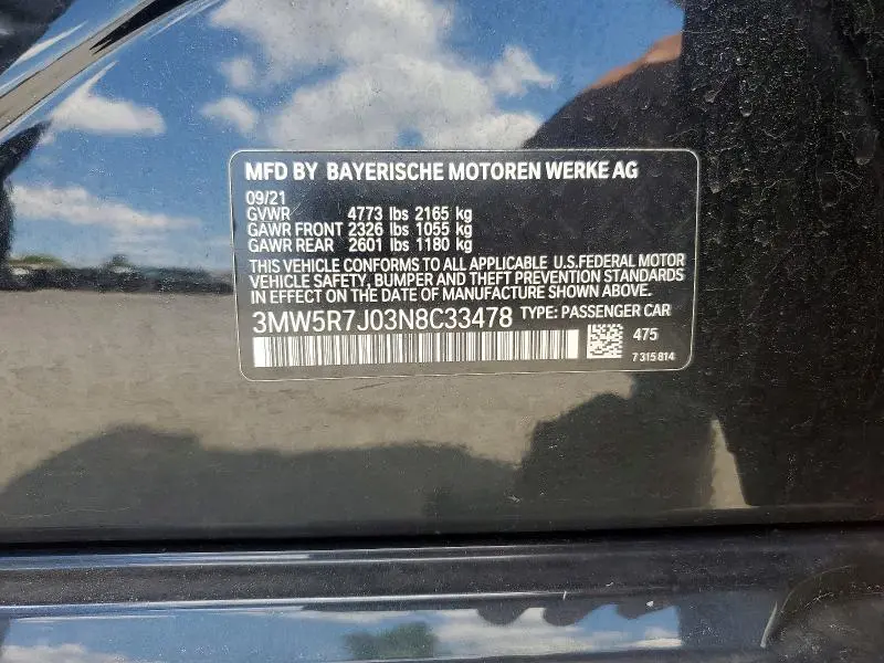 2022 BMW 330XI   