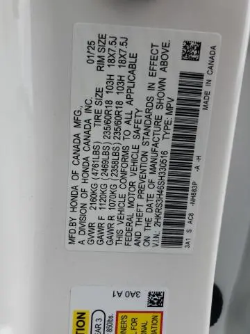 2025 HONDA CR-V EX  