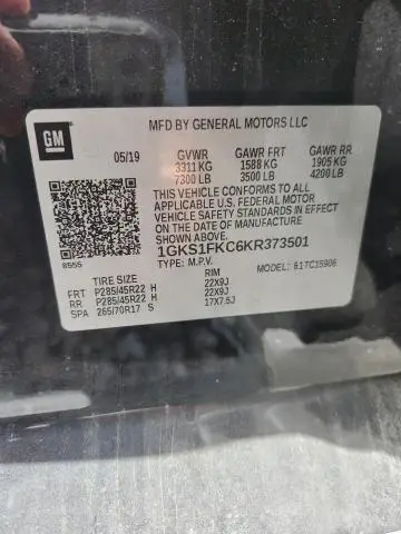 2019 GMC YUKON XL C1500 SLE  