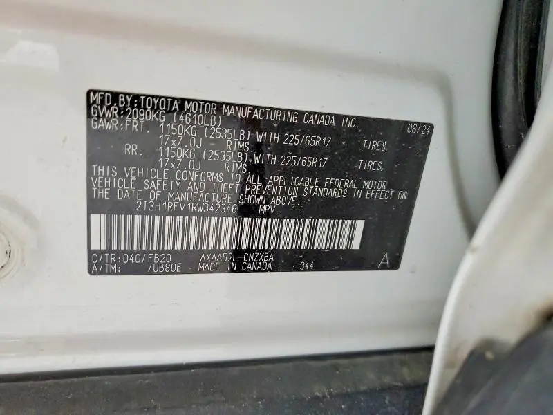 2024 TOYOTA RAV4 LE  