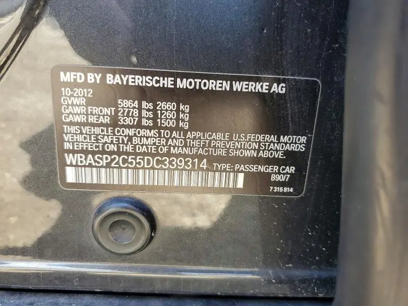 2013 BMW 535 XIGT  