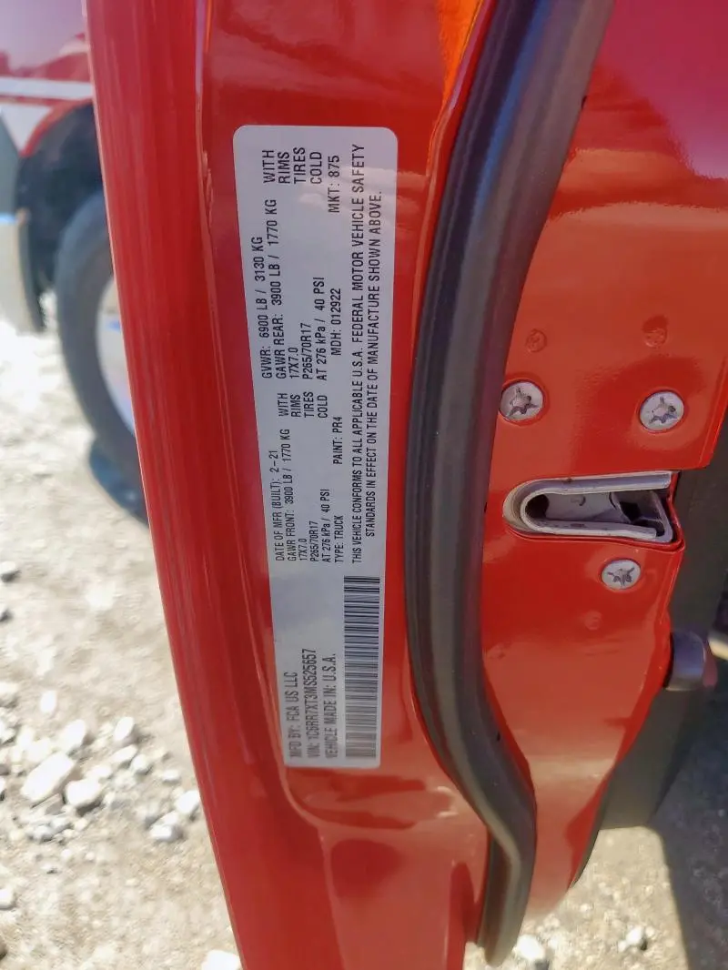 2021 RAM 1500 CLASSIC SSV  