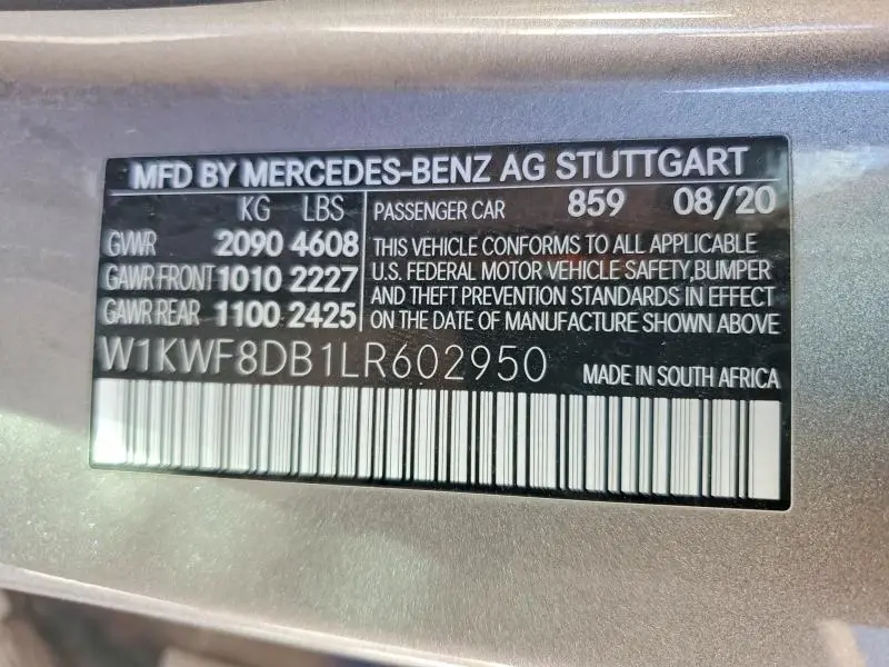 2020 MERCEDES-BENZ C 300  