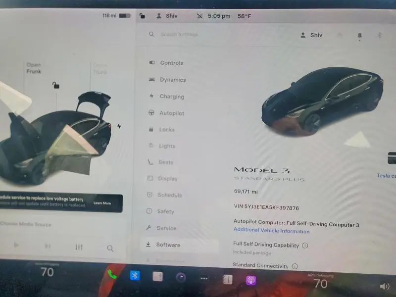 2019 TESL MODEL 3   