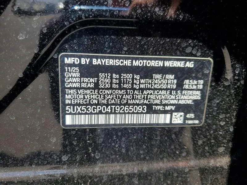 2026 BMW X3 30 XDRIVE  