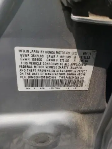 2011 HONDA FIT SPORT  
