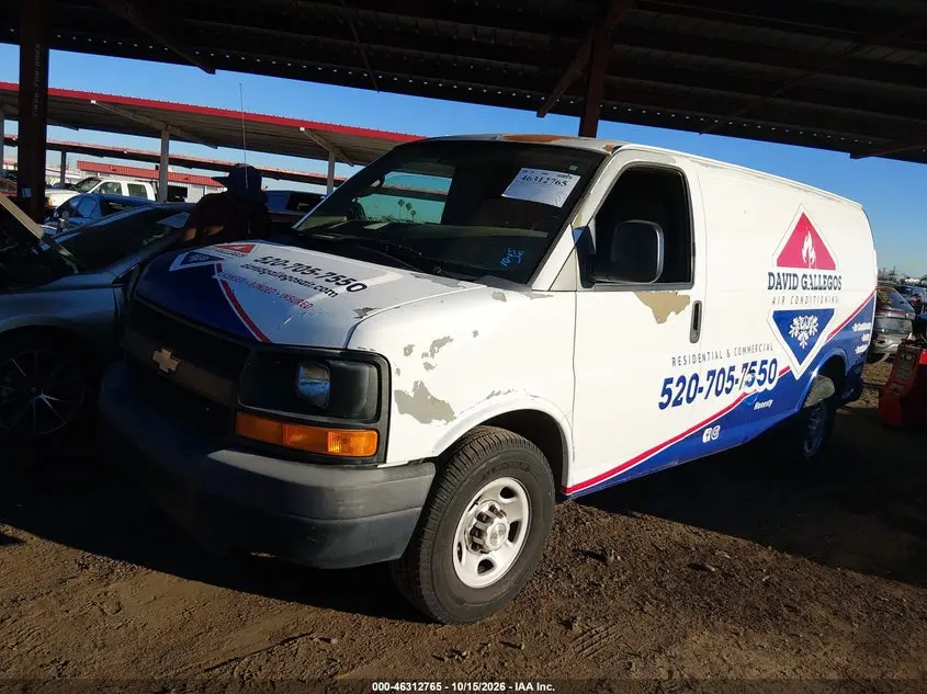 2012 CHEVROLET EXPRESS 2500 WORK VAN