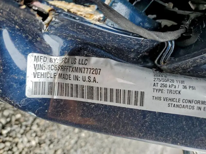 2021 RAM 1500 BIG HORN/LONE STAR  