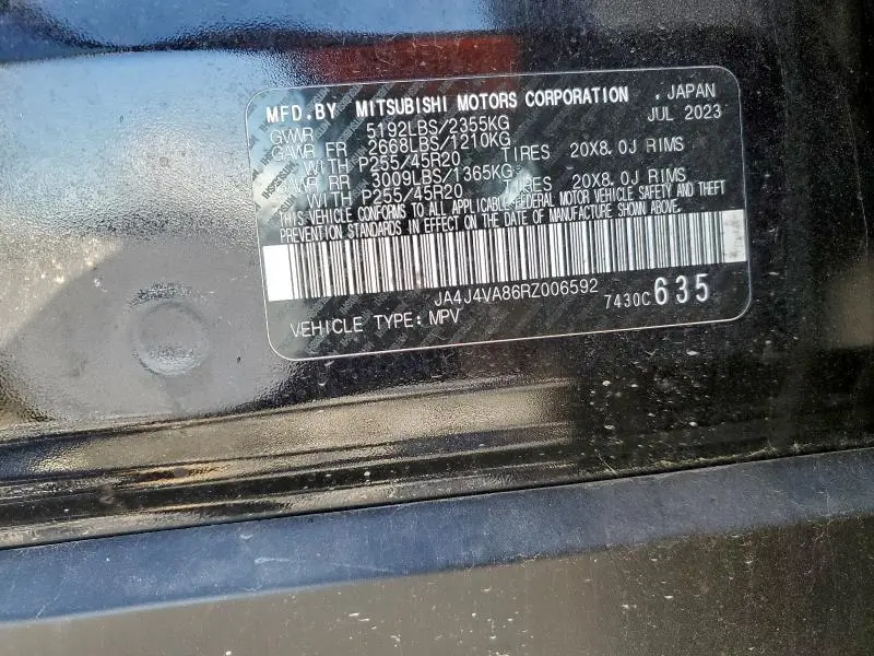 2024 MITSUBISHI OUTLANDER SE  