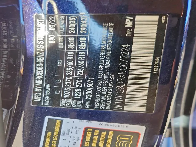 2022 MERCEDES-BENZ GLC 300  