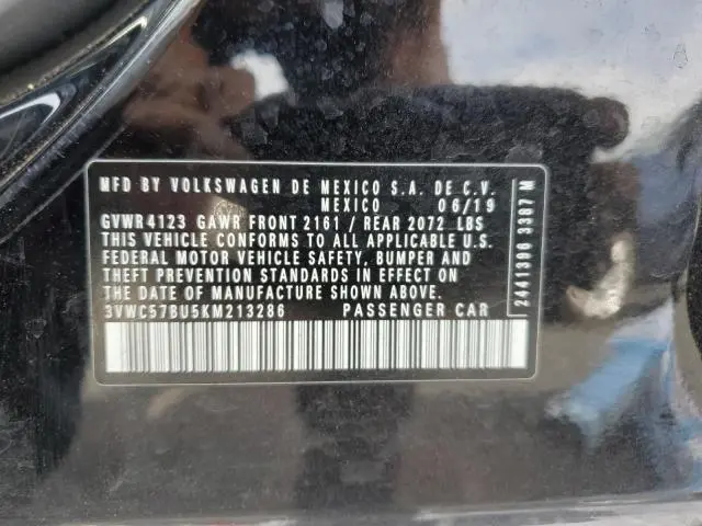 2019 VOLKSWAGEN JETTA   