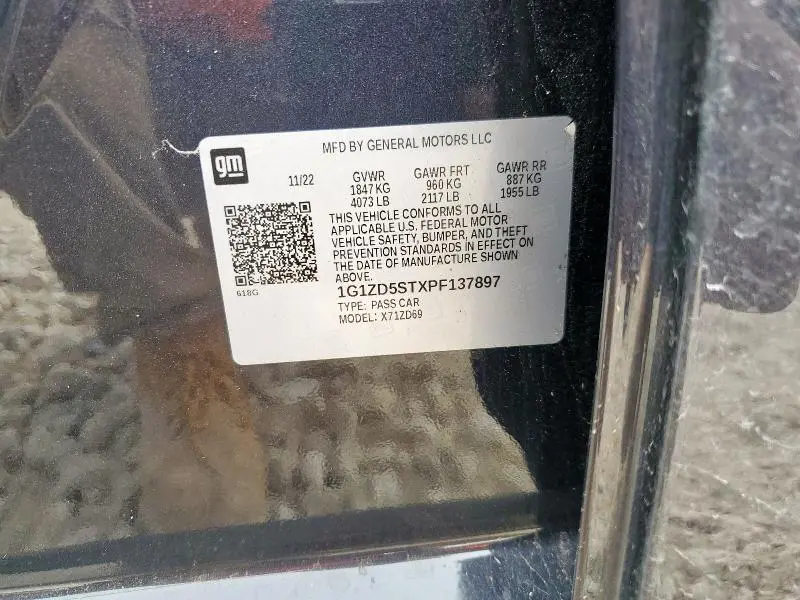 2023 CHEVROLET MALIBU LT  