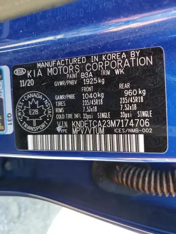 2021 KIA SELTOS SX  