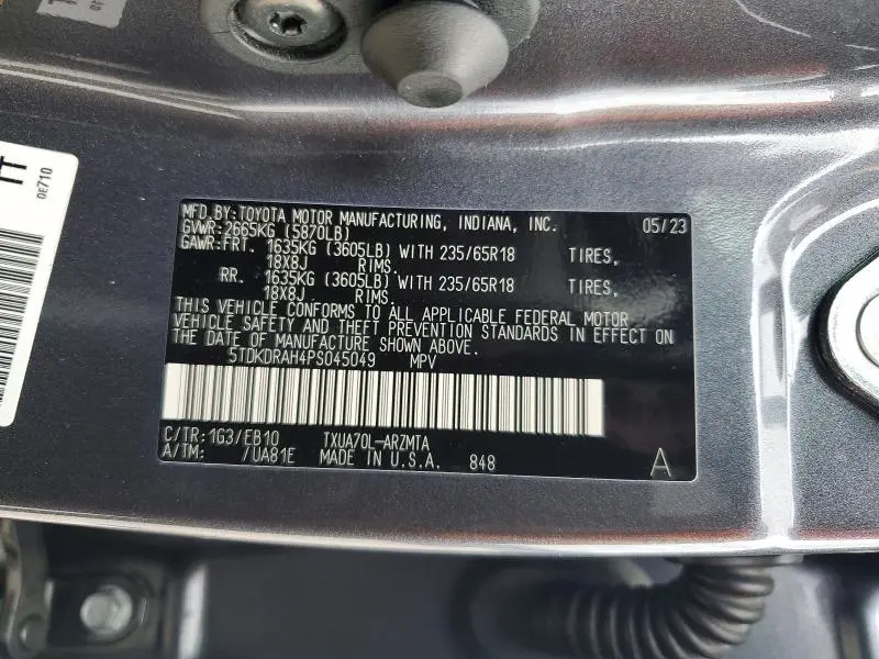 2023 TOYOTA HIGHLANDER XLE  