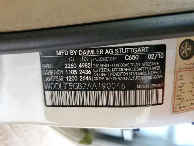 2010 MERCEDES-BENZ E 350  