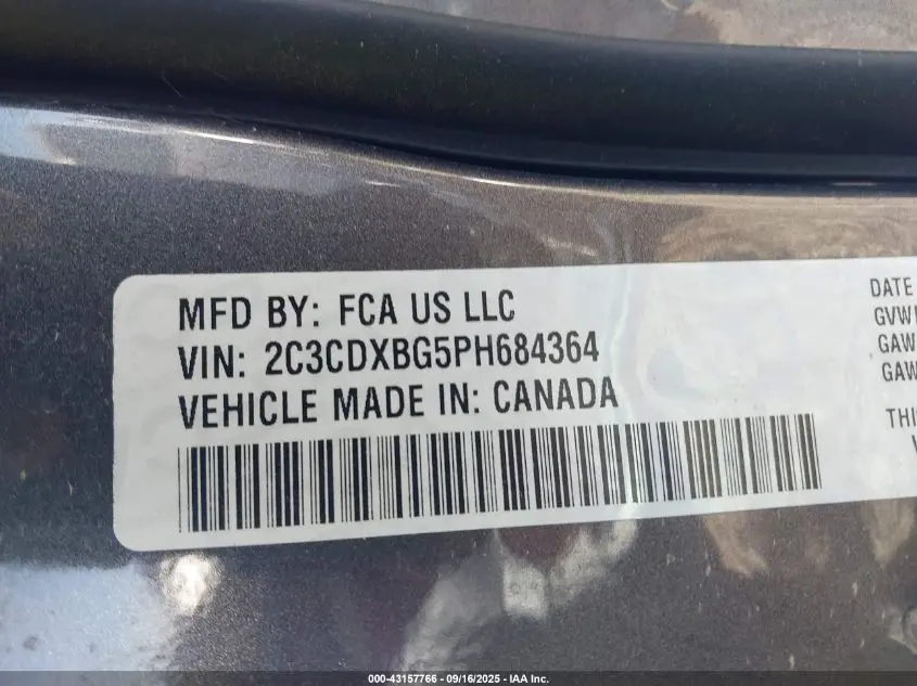 2023 DODGE CHARGER SXT