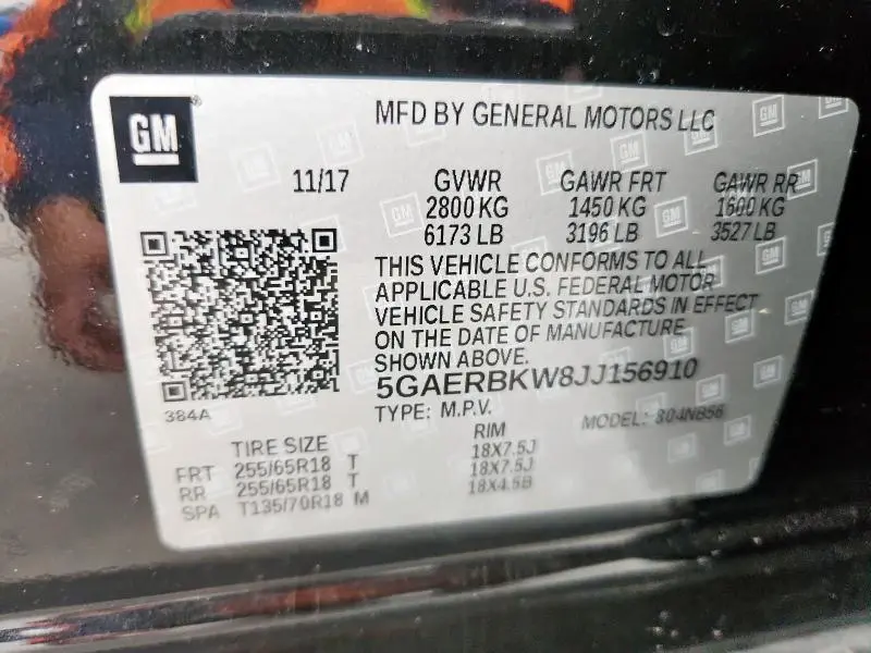 2018 BUICK ENCLAVE ESSENCE  