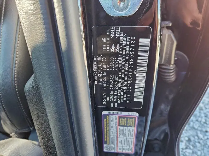 2022 KIA SORENTO SX  
