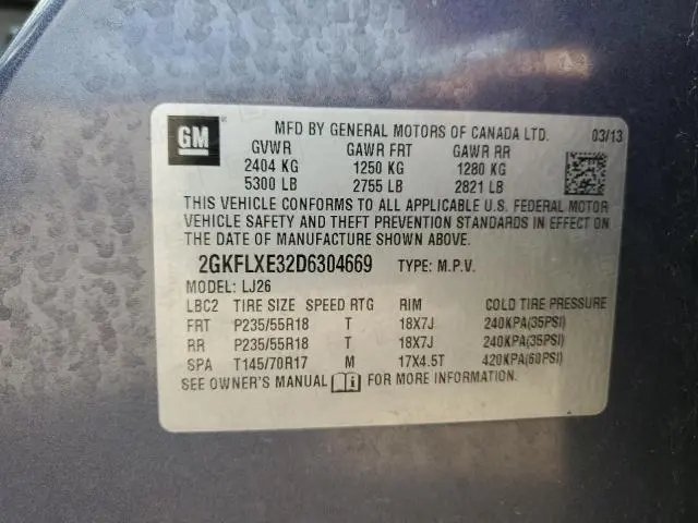 2013 GMC TERRAIN SLT  