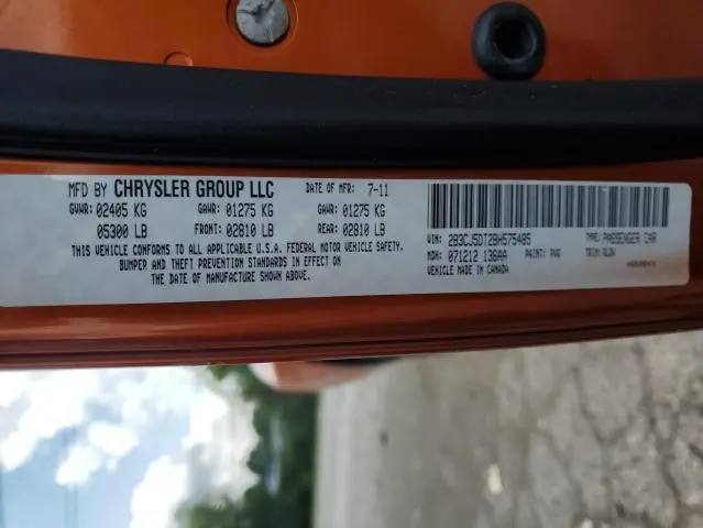 2011 DODGE CHALLENGER R/T  