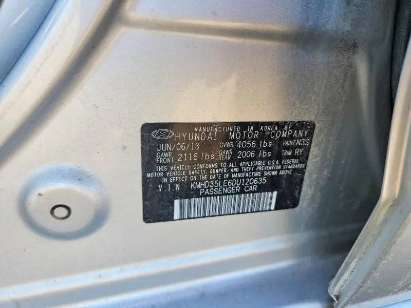 2013 HYUNDAI ELANTRA GT BASE  