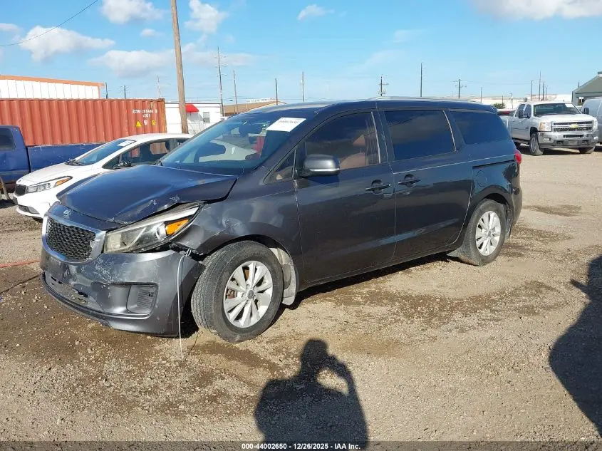 2016 KIA SEDONA LX