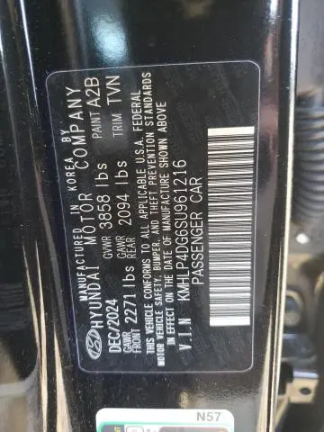 2025 HYUNDAI ELANTRA LIMITED  