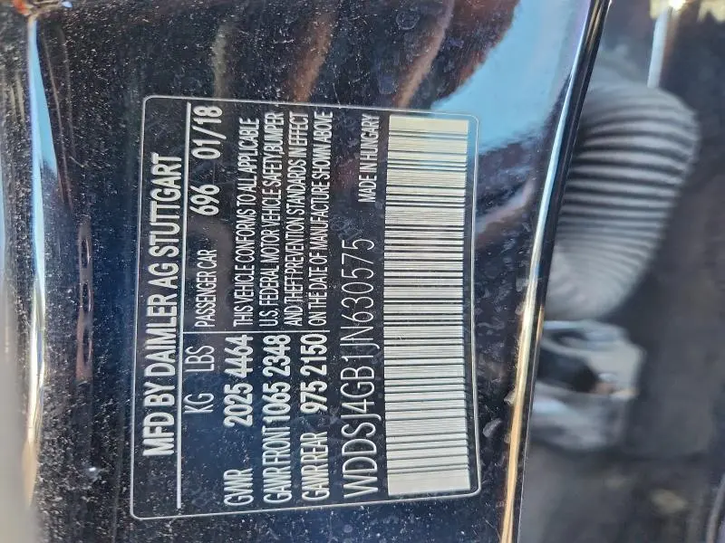 2018 MERCEDES-BENZ CLA 250 4MATIC  