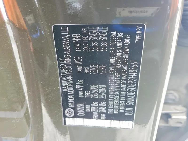 2025 HYUNDAI TUCSON SEL  