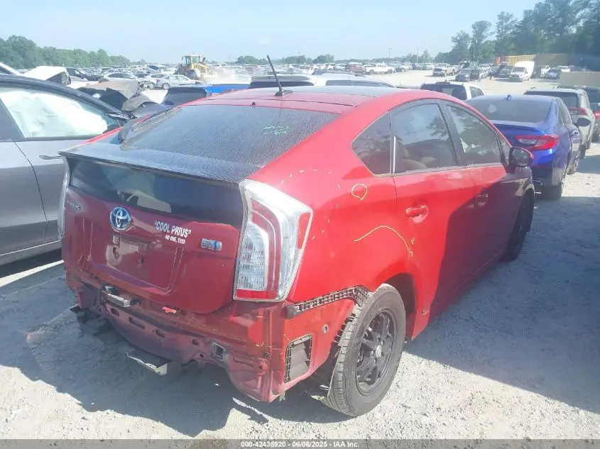 2012 TOYOTA PRIUS FOUR
