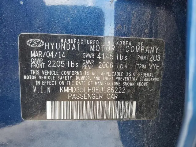 2014 HYUNDAI ELANTRA GT   