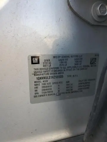 2017 GMC ACADIA SLT-1