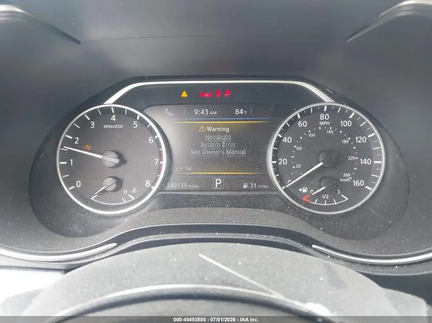 2019 NISSAN MAXIMA 3.5 SV