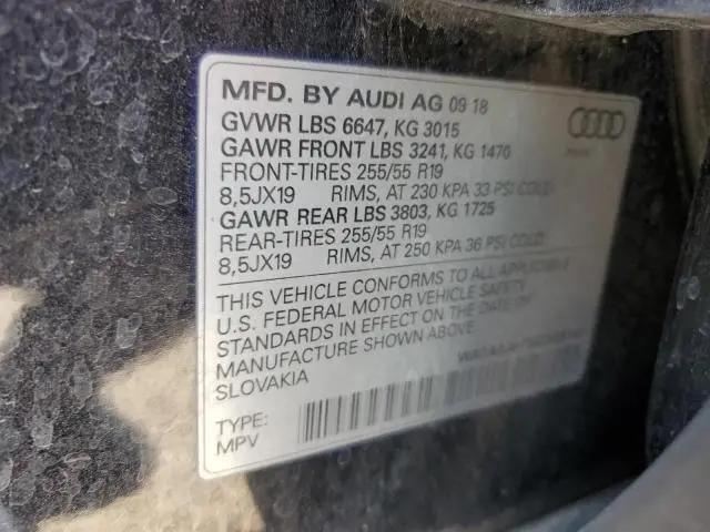 2019 AUDI Q7 PREMIUM  