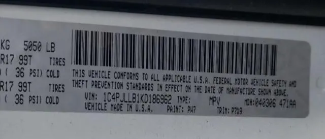 2019 JEEP CHEROKEE LATITUDE PLUS  